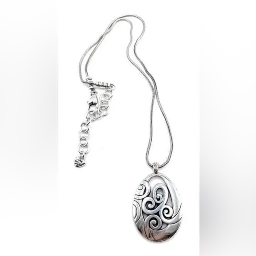 Brighton “Mingle” Silver-Plated Pendant Necklace - 16-18”